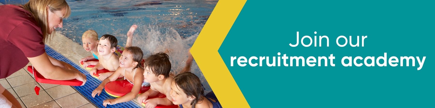 Recruitment academy website banner